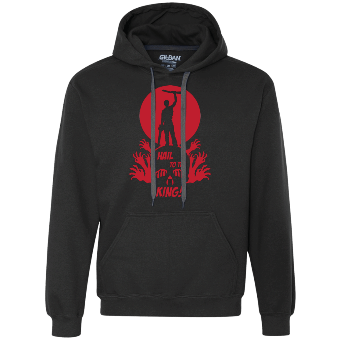 Sweatshirts Black / Small Hail to the King Premium Fleece Hoodie