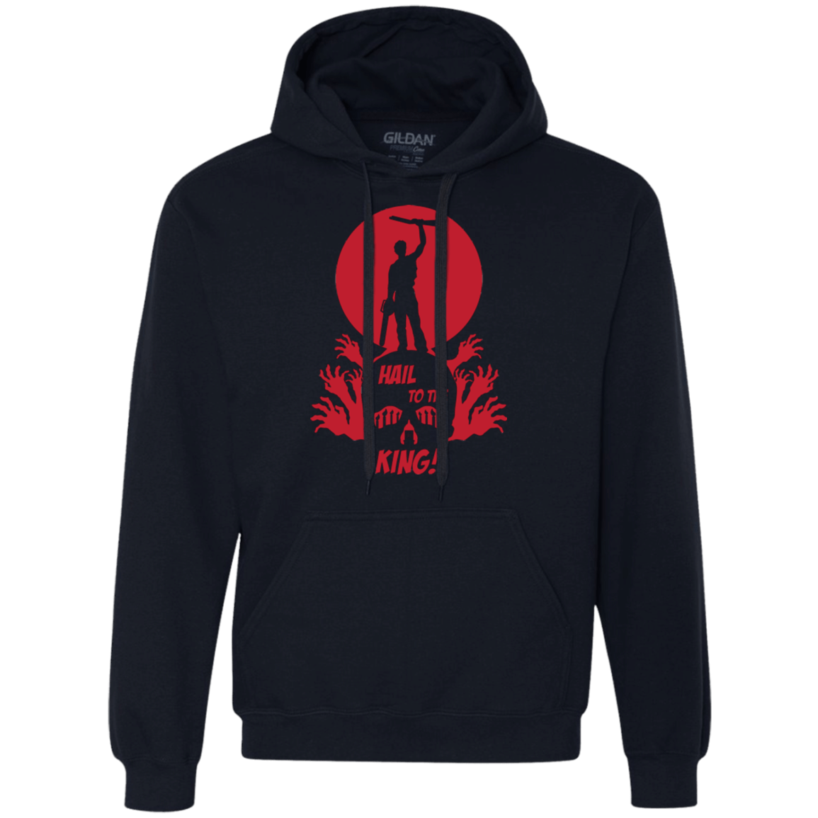 Sweatshirts Navy / Small Hail to the King Premium Fleece Hoodie