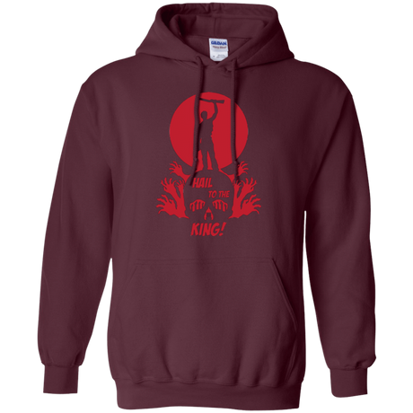 Sweatshirts Maroon / Small Hail to the King Pullover Hoodie