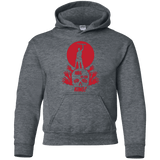 Sweatshirts Dark Heather / YS Hail to the King Youth Hoodie