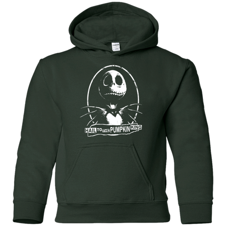 Sweatshirts Forest Green / YS Hail To The King Youth Hoodie