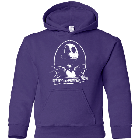 Sweatshirts Purple / YS Hail To The King Youth Hoodie