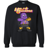 Sweatshirts Black / S Half Universe Crewneck Sweatshirt