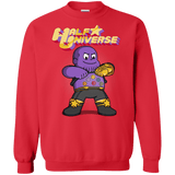 Sweatshirts Red / S Half Universe Crewneck Sweatshirt