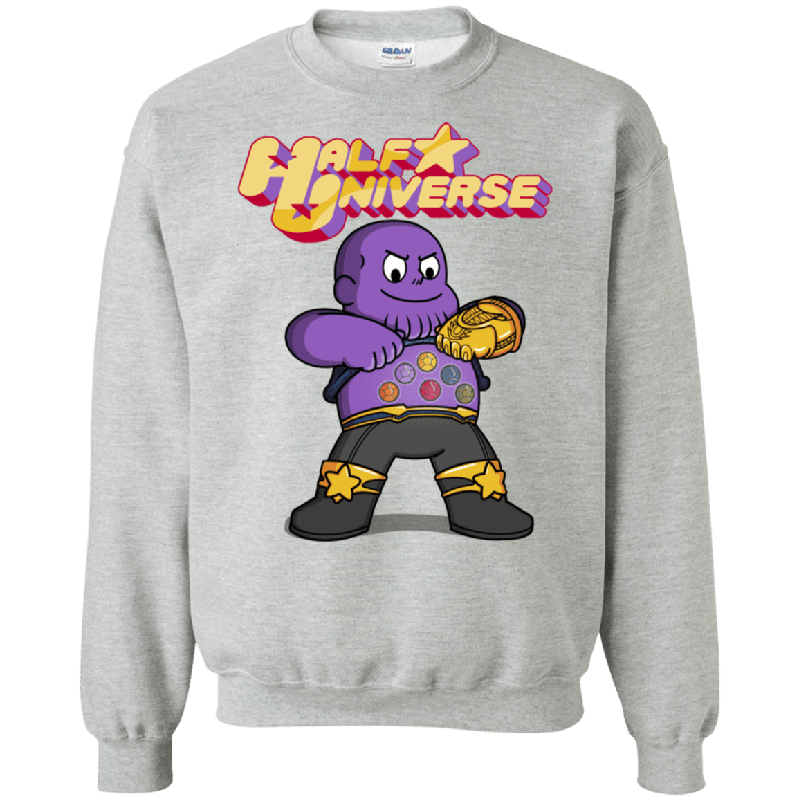 Sweatshirts Sport Grey / S Half Universe Crewneck Sweatshirt