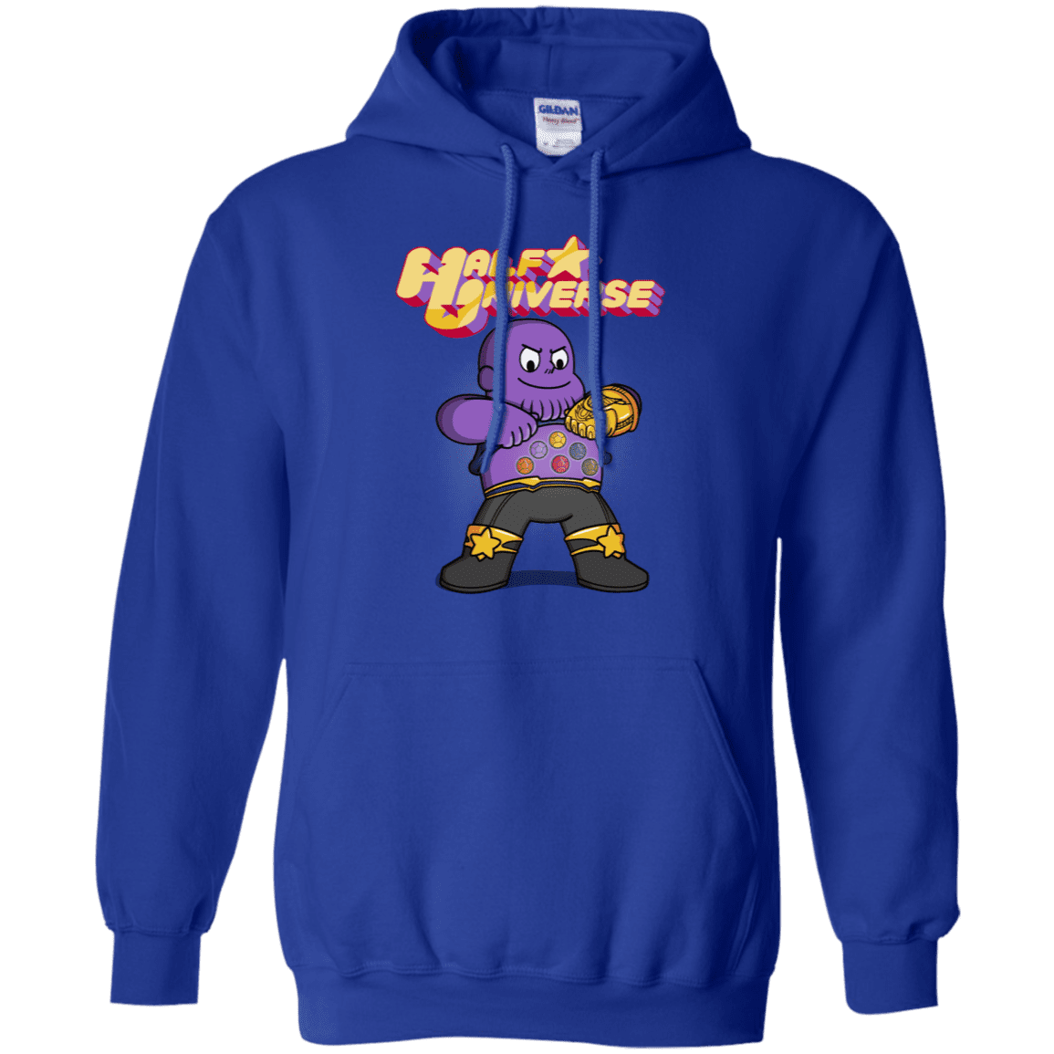 Sweatshirts Royal / S Half Universe Pullover Hoodie