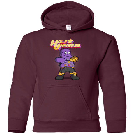 Sweatshirts Maroon / YS Half Universe Youth Hoodie