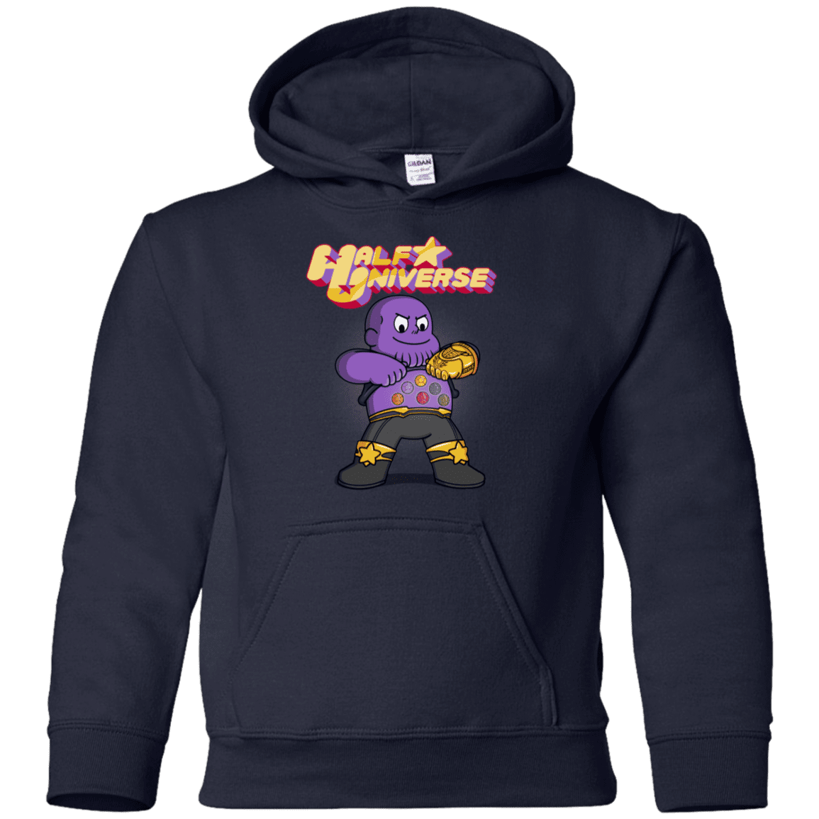 Sweatshirts Navy / YS Half Universe Youth Hoodie