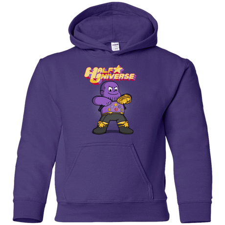 Sweatshirts Purple / YS Half Universe Youth Hoodie