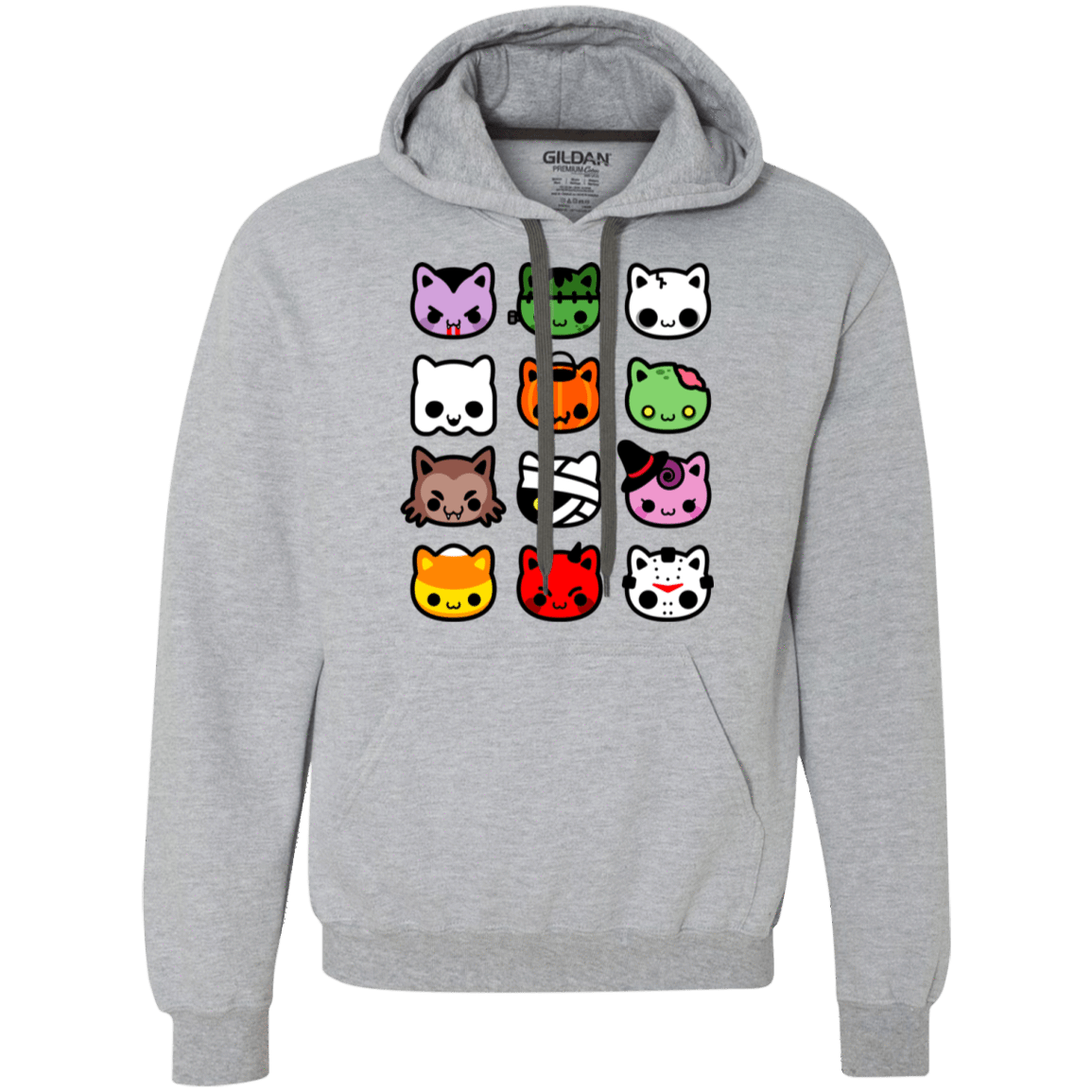 Sweatshirts Sport Grey / XL Hallow Kitties Premium Fleece Hoodie