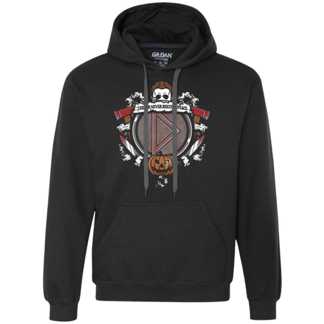 Sweatshirts Black / Small Halloween Crest Premium Fleece Hoodie