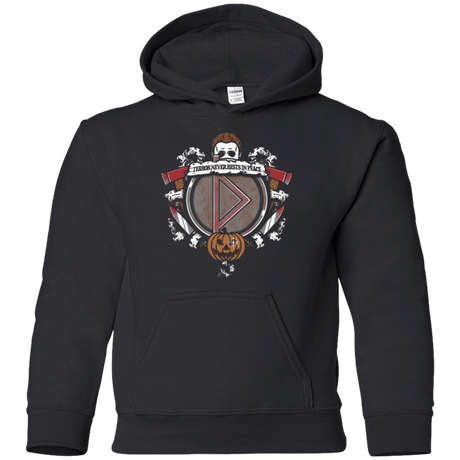 Sweatshirts Black / YS Halloween Crest Youth Hoodie