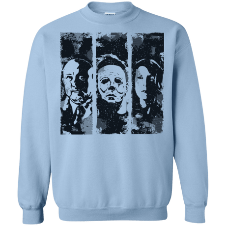 Sweatshirts Light Blue / Small HALLOWEEN Crewneck Sweatshirt