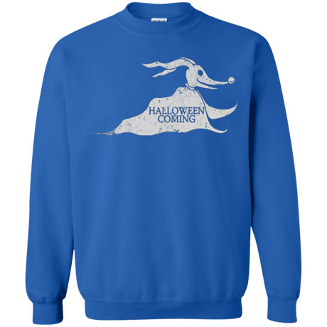 Sweatshirts Royal / Small Halloween Is Coming Crewneck Sweatshirt