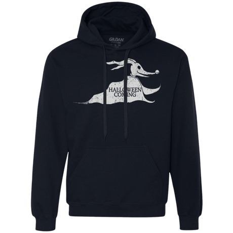 Sweatshirts Navy / Small Halloween Is Coming Premium Fleece Hoodie