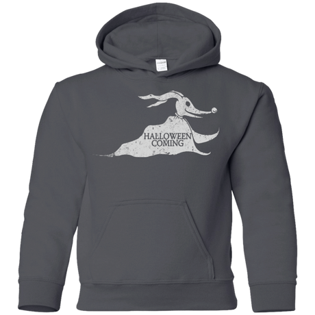 Sweatshirts Charcoal / YS Halloween Is Coming Youth Hoodie