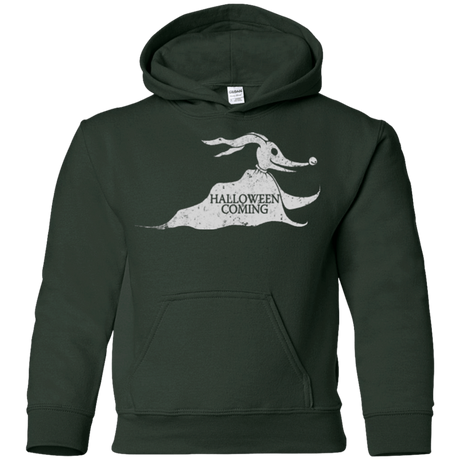 Sweatshirts Forest Green / YS Halloween Is Coming Youth Hoodie