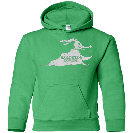 Sweatshirts Irish Green / YS Halloween Is Coming Youth Hoodie