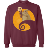 Sweatshirts Maroon / Small Halloween King Crewneck Sweatshirt