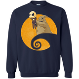 Sweatshirts Navy / Small Halloween King Crewneck Sweatshirt