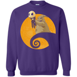Sweatshirts Purple / Small Halloween King Crewneck Sweatshirt