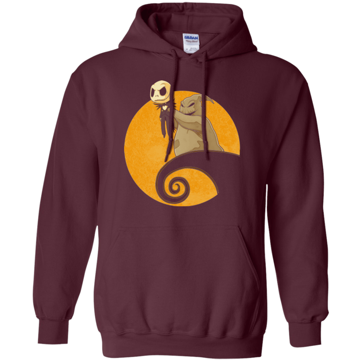 Sweatshirts Maroon / Small Halloween King Pullover Hoodie