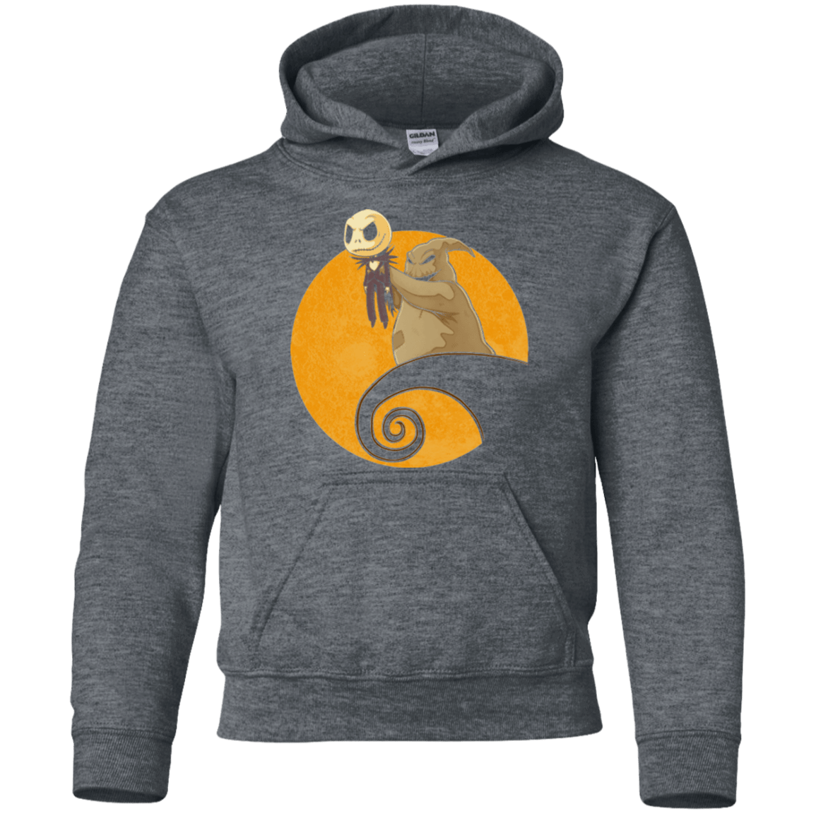 Sweatshirts Dark Heather / YS Halloween King Youth Hoodie