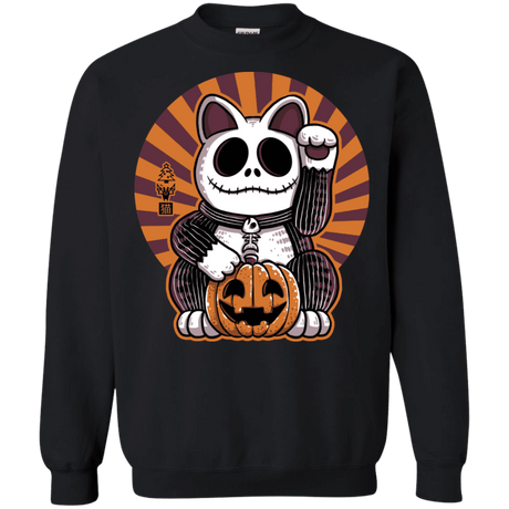 Sweatshirts Black / S Halloween Neko Crewneck Sweatshirt