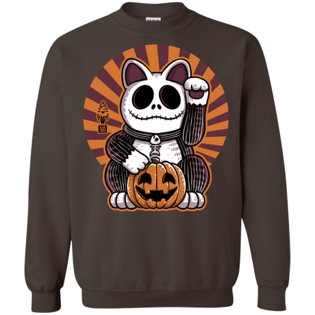 Sweatshirts Dark Chocolate / S Halloween Neko Crewneck Sweatshirt