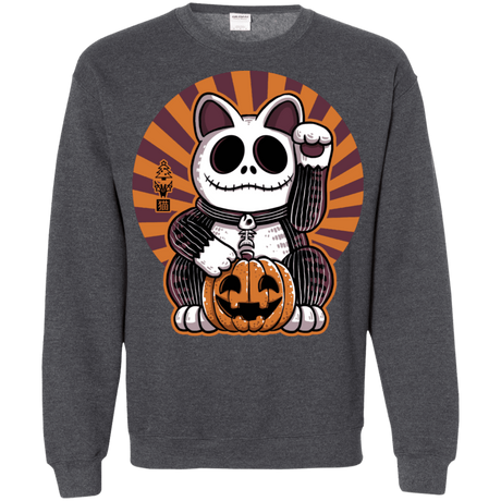 Sweatshirts Dark Heather / S Halloween Neko Crewneck Sweatshirt