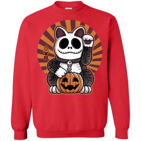 Sweatshirts Red / S Halloween Neko Crewneck Sweatshirt