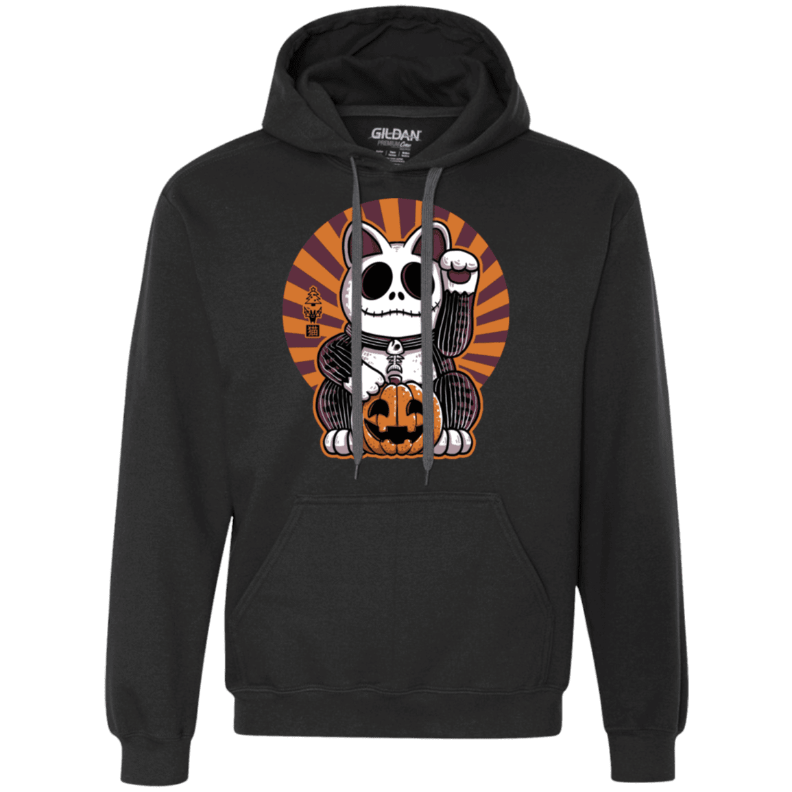 Sweatshirts Black / S Halloween Neko Premium Fleece Hoodie