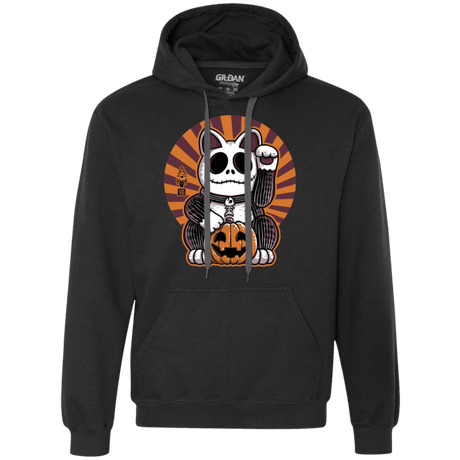 Sweatshirts Black / S Halloween Neko Premium Fleece Hoodie