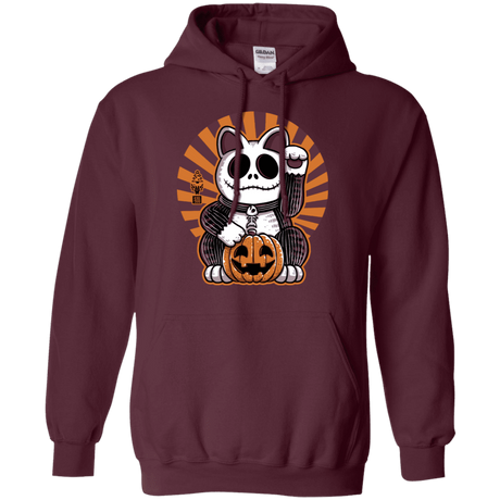 Sweatshirts Maroon / S Halloween Neko Pullover Hoodie