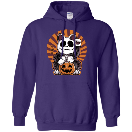 Sweatshirts Purple / S Halloween Neko Pullover Hoodie