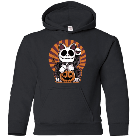 Sweatshirts Black / YS Halloween Neko Youth Hoodie