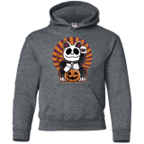 Sweatshirts Dark Heather / YS Halloween Neko Youth Hoodie