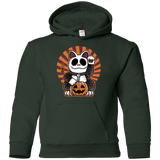 Sweatshirts Forest Green / YS Halloween Neko Youth Hoodie