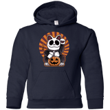 Sweatshirts Navy / YS Halloween Neko Youth Hoodie