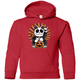 Sweatshirts Red / YS Halloween Neko Youth Hoodie