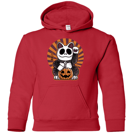 Sweatshirts Red / YS Halloween Neko Youth Hoodie