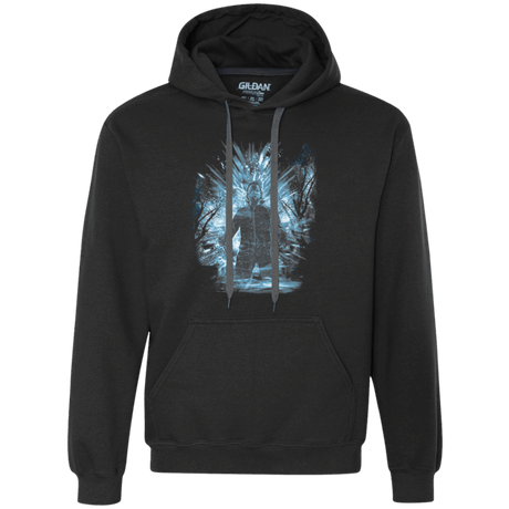 Sweatshirts Black / Small Halloween Storm Blue Premium Fleece Hoodie
