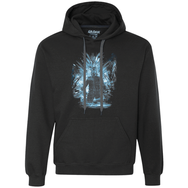 Sweatshirts Black / Small Halloween Storm Blue Premium Fleece Hoodie