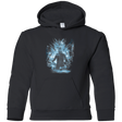 Sweatshirts Black / YS Halloween Storm Blue Youth Hoodie