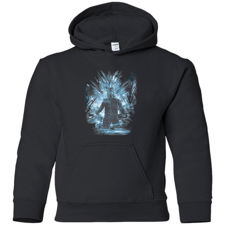 Sweatshirts Black / YS Halloween Storm Blue Youth Hoodie