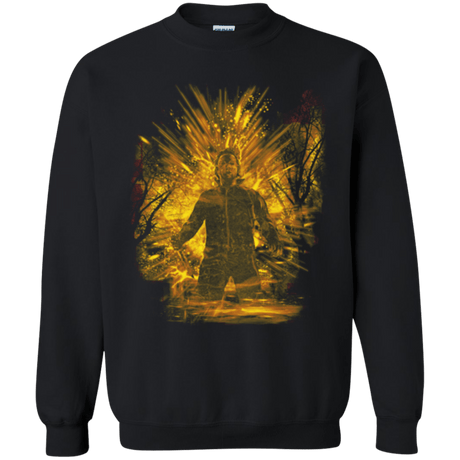 Sweatshirts Black / Small Halloween Storm Orange Crewneck Sweatshirt