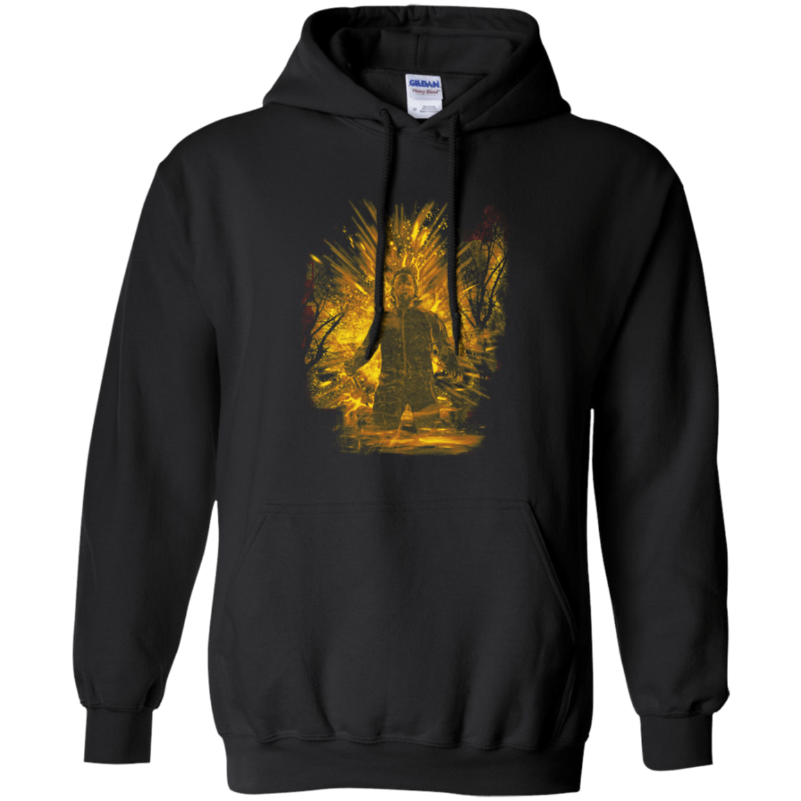 Sweatshirts Black / Small Halloween Storm Orange Pullover Hoodie