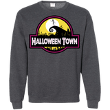 Sweatshirts Dark Heather / S Halloween Town Crewneck Sweatshirt