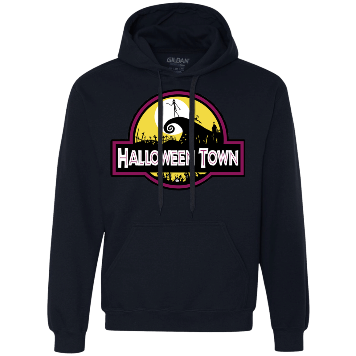 Sweatshirts Navy / S Halloween Town Premium Fleece Hoodie