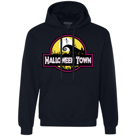 Sweatshirts Navy / S Halloween Town Premium Fleece Hoodie